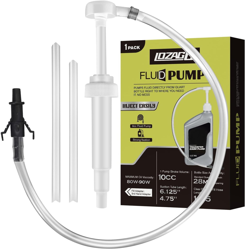 Fluid Pump for Standard Quart Bottles, 10cc Per Pump Stroke