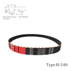 EASYLING Power 540H200 Endless Rubber Trapezoidal Timing Belt