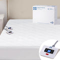 Heated Mattress Pad Queen Size Dual Control 10 Heat Levels, 60"x80" | Electric Mattress Pad Queen Quilted Cotton