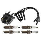 Ignition Coil and Spark Plug Kit 6 Piece Iridium Spark Plugs