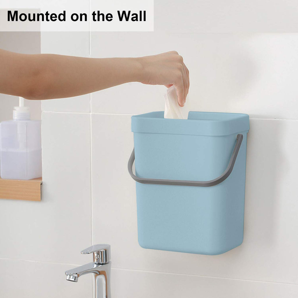 Compost Bin Kitchen, Small Compost Bin for Kitchen, Countertop Compost Bucket with Lid, Odorless Hanging Trash Can
