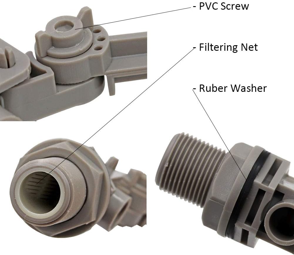 3/4 Float Valve for Water Tank Plastic Water Float Valve | Pool Auto Fill Float Valve, with Adjustable Arm