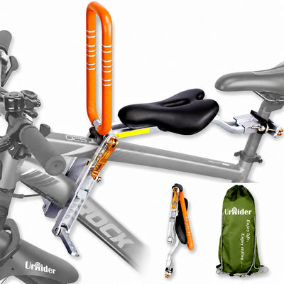 Child Bike Seat, Front Mount Kids Bike Seat, Fits Mountain Bikes, Hybrid Bikes, Portable, Tool-Free, Quick-Release