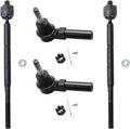 Detroit Axle - Front 4pc Tie Rods for 05-07 Chevy Equinox Pontiac Torrent