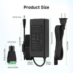 BTF-LIGHTING DC12V 6A 72W LED Driver 2 Pack, Class 2 Transformer