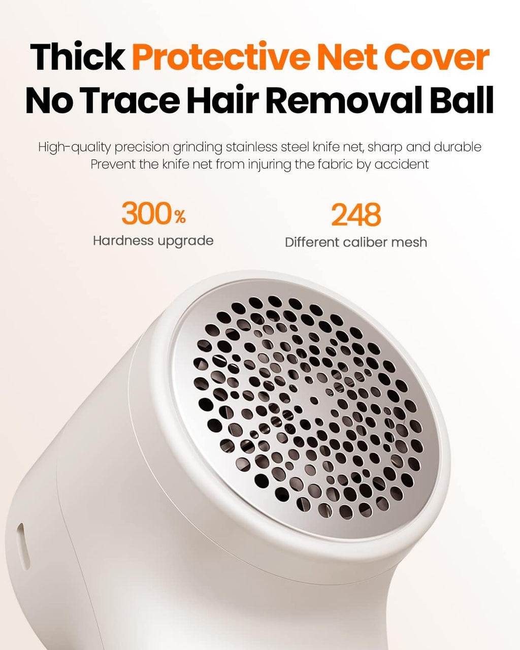 Fabric Shaver Rechargeable Lint Remover, 3 Speeds Sweater Defuzzer | Fuzz Pills Bobbles Trimmer, Cute Digital Screen