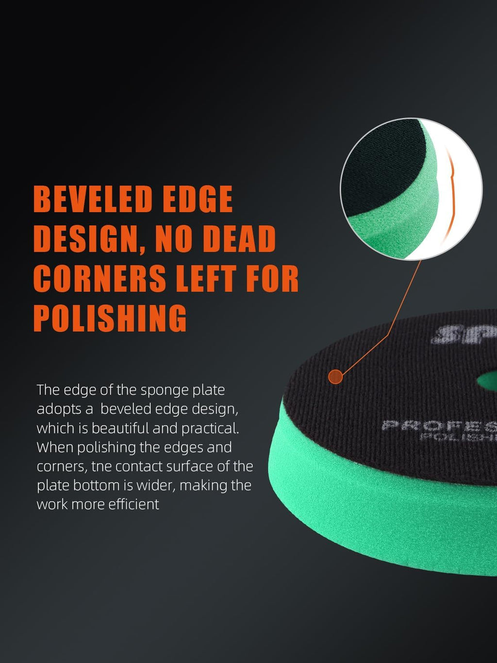 10 Pcs Detailing Set, 5Pc 5 inch Buffing Polishing Pads, 1 Microfiber Finish Pad, 1-16 oz Polishing Cleaner, 1
