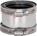 Eastman 2 Inch No-Hub Coupling with Stainless Steel Clamps, 43403