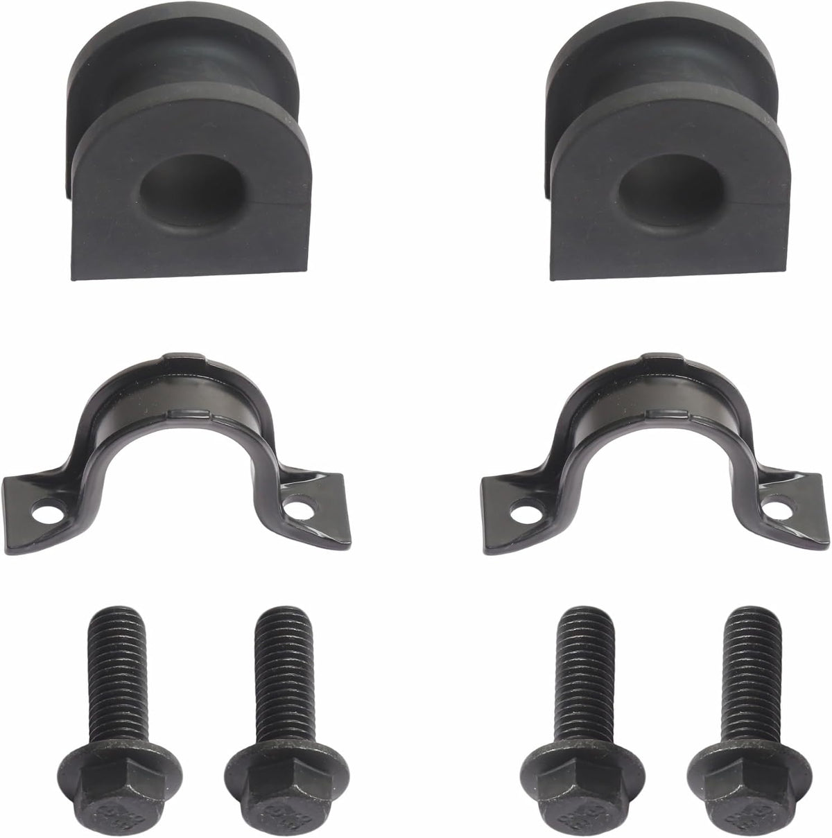 928-344 Front Sway Bar Bushings For Cadillac Chevy GMC Vehicle Escalade Avalanche Express Silverado Tahoe Suburban Savana Yukon Replace 1985-2007 Replace #K6408 28mm(Black)