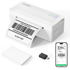 Shipping Thermal Label Printer, 4x6 Portable Label Printer, White