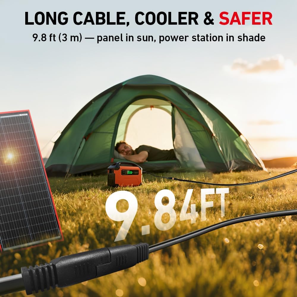 300W Foldable Solar Panel Kit with PWM Controller and USB Ports | 15.2 lb; folds to 19.3 x 37.4 in; includes dual USB
