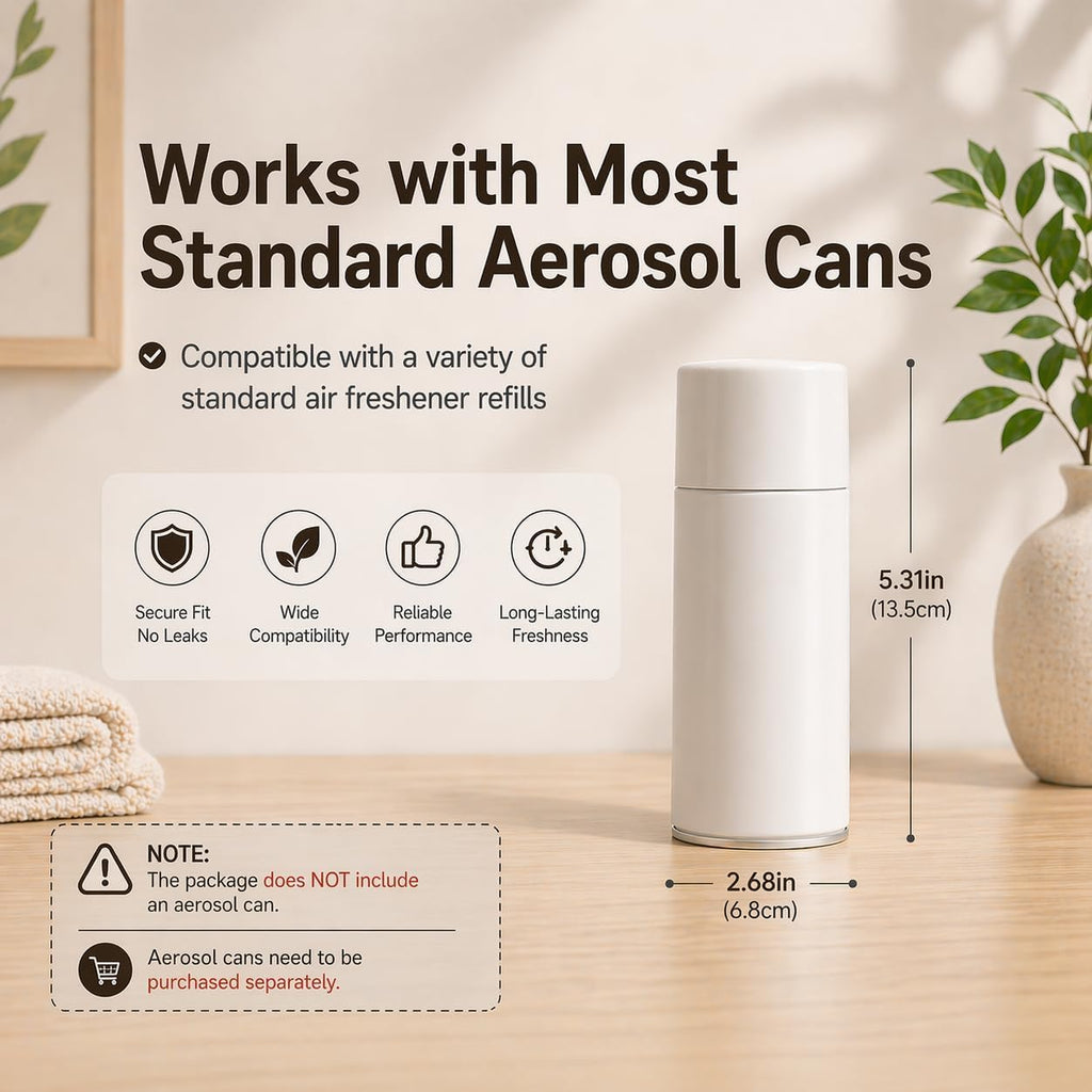 Automatic Air Freshener Dispenser with Adjustable Timer & Spray Control