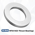 uxcell 10 Sets NTA1423 Thrust Needle Roller Bearings with Washers, ID 7/8"
