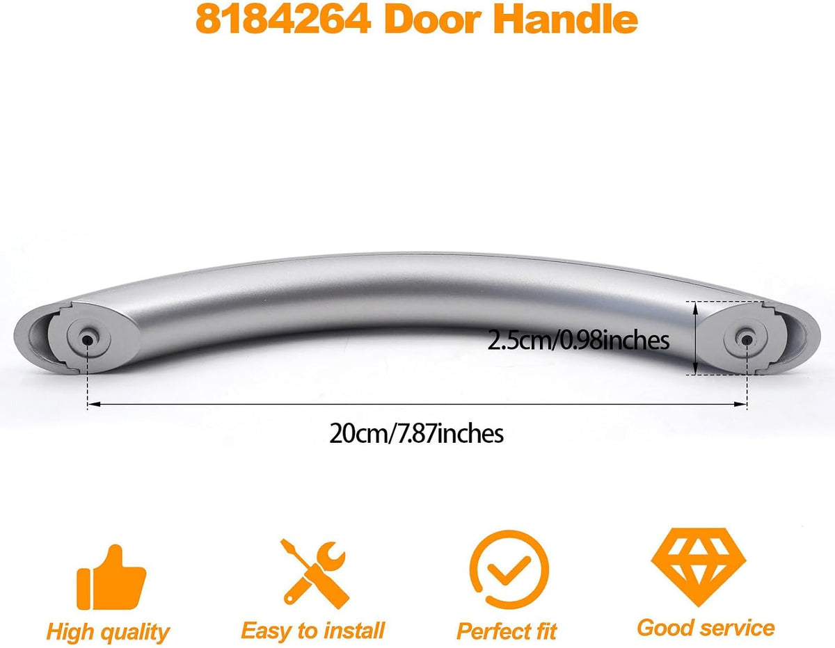 8184264 Door Handle Compatible with Kitchen Aid Microwave