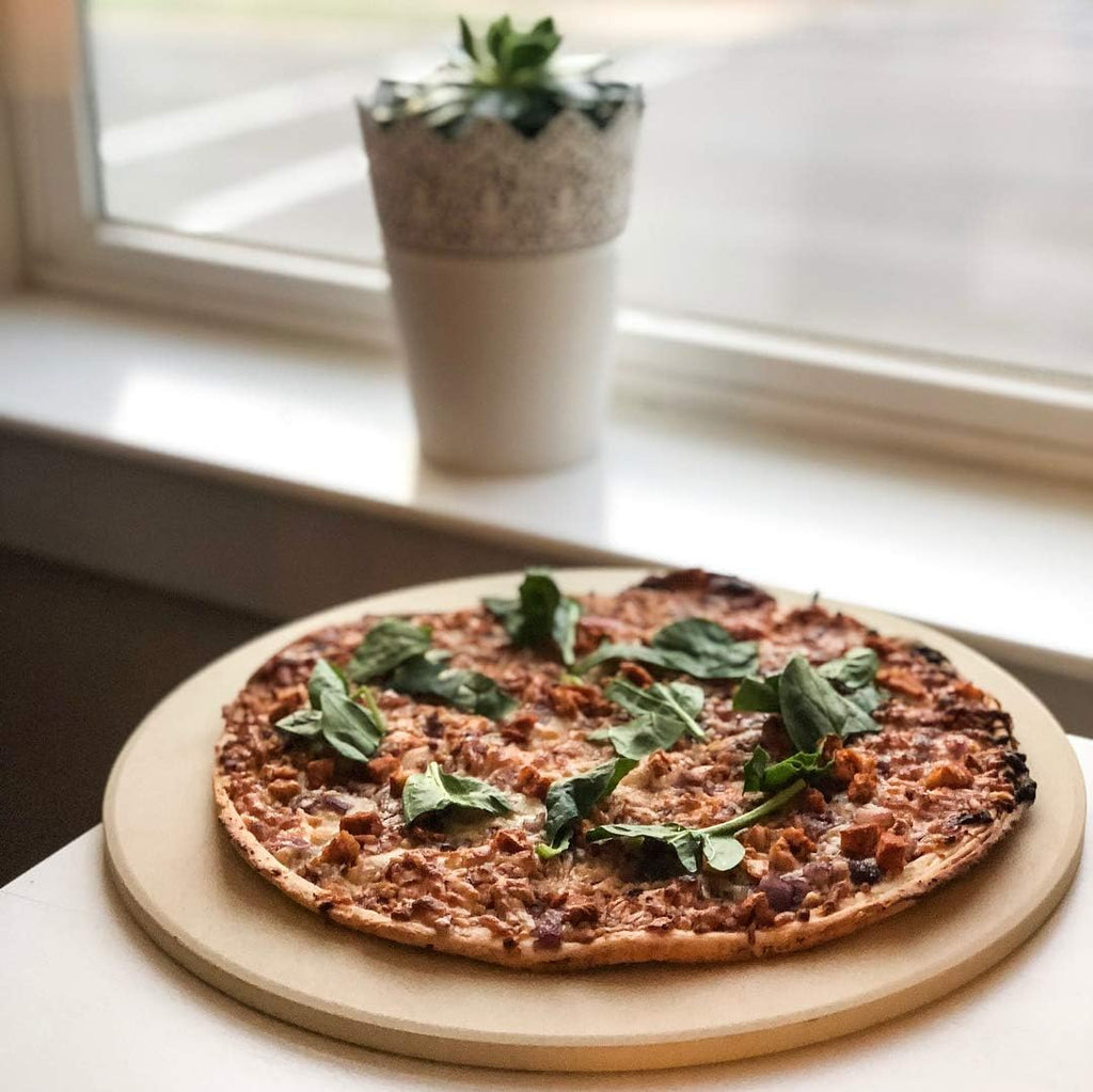 Pizza Stone For Grill and Oven, 16.5" Round Pizza Tile