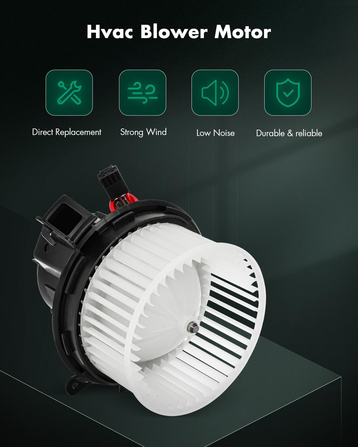 SCITOO HVAC Heater Blower Motor with Fan Cage Front 700277