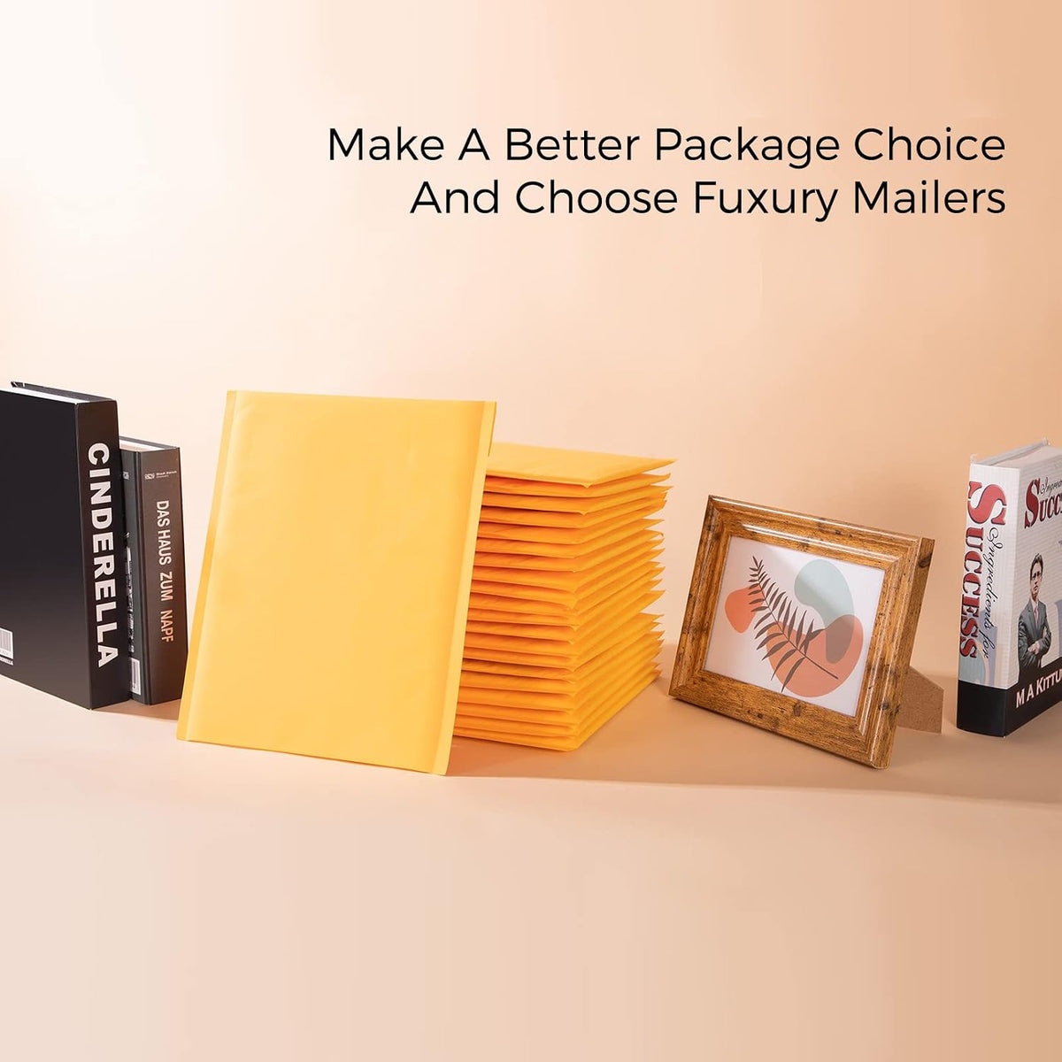 Kraft Bubble Mailer 10.5X16" 25 Pack Padded Envelope Usable 10.5X15"