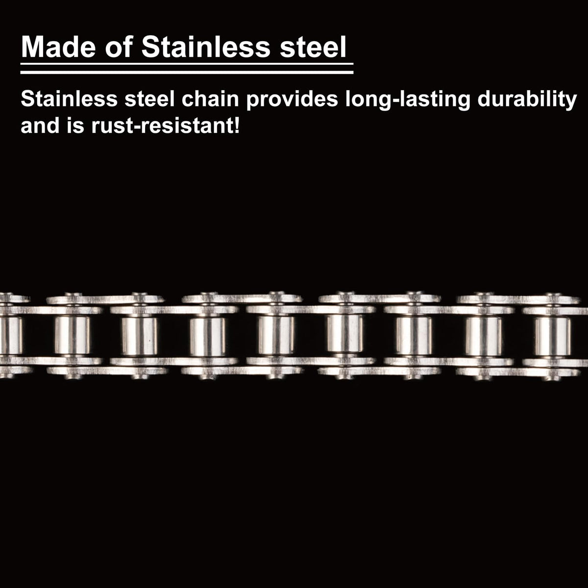 Gudwells Universal Heavy Duty 08B Stainless Steel Roller Chain 10 Feet