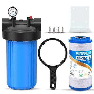 1-Stage Whole House Water Filter System, Iron & Manganese Reduce