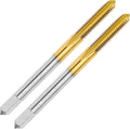 2Pcs M4 X 0.7 Thread Tap for Metal, M4 X 0.7 M2 HSS Thread Milling Tap