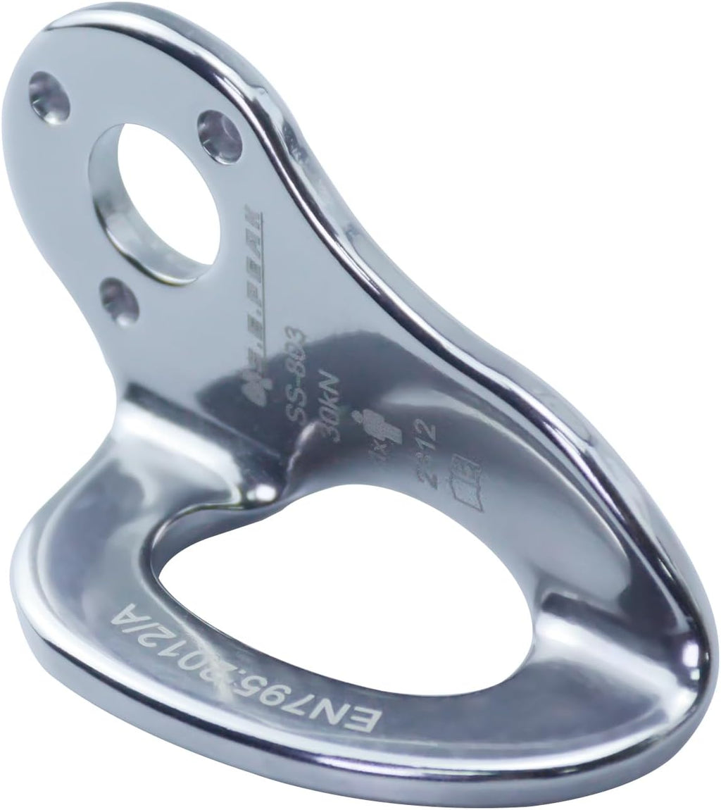 30kN Stainless Steel Climbing Bolt Hangers, Rock Anchor Holds | for M12/12mm Bolt, Rock Climbing Anchor Hanger