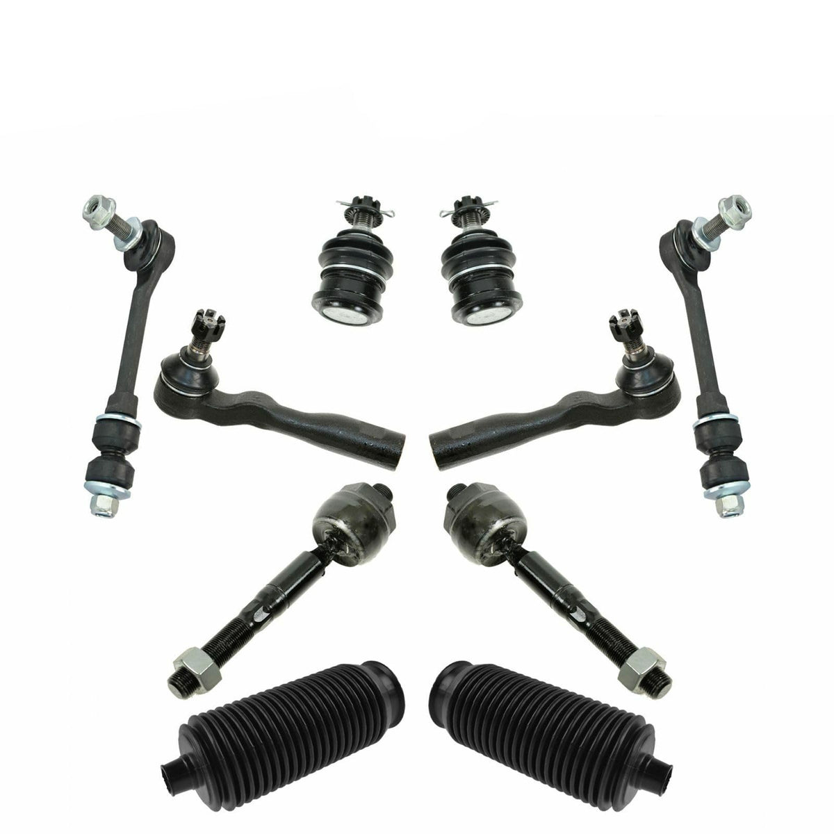 xikepaks Ball Joint Tie Rod Sway Bar End Rack Boot Kit Left Right