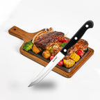 Serrated Steak Knives Set of 48, 4.5 In, Black