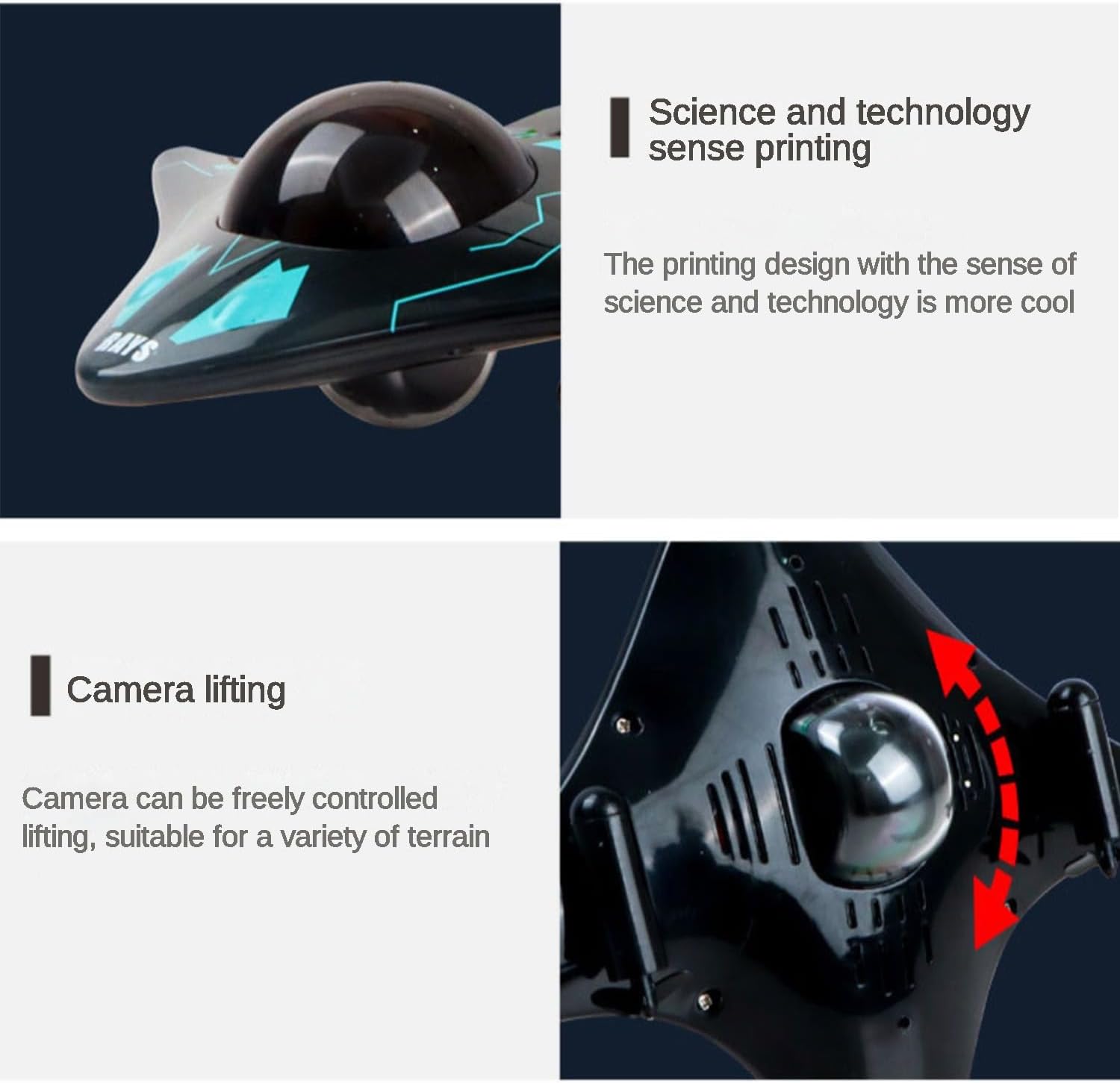 RC Boat Waterproof Mini Equipped with WiFi Camera for Real-time Shooting in Pools and Lakes, Great Birthday Gift for
