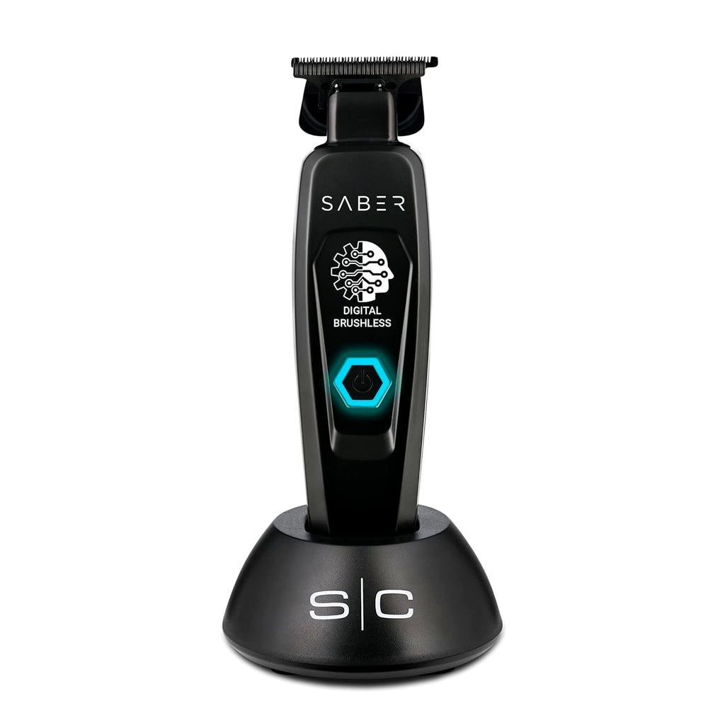 Saber Professional Cordless Brushless Motor Hair Trimmer Black