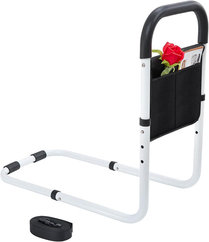 Bed Rails for Elderly Adults Safety, Bed Assist Rails for Seniors, Adjustable (19.3"-23") with 0.47 in Thick Steel
