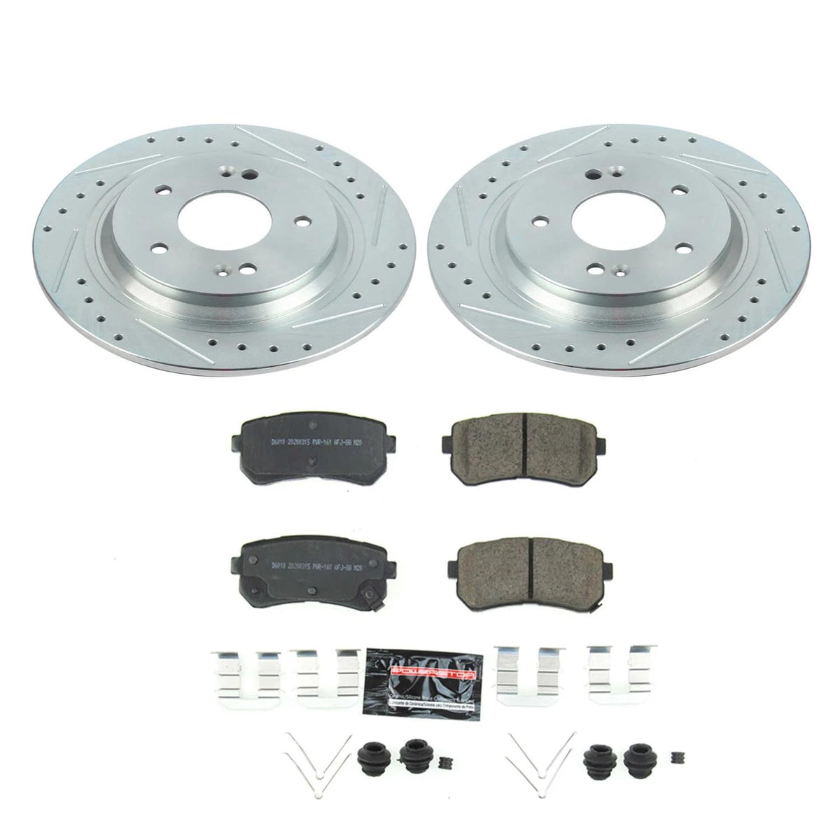 PowerStop Z23 Performance Brake Pad & Rotor Kit Rear K8306