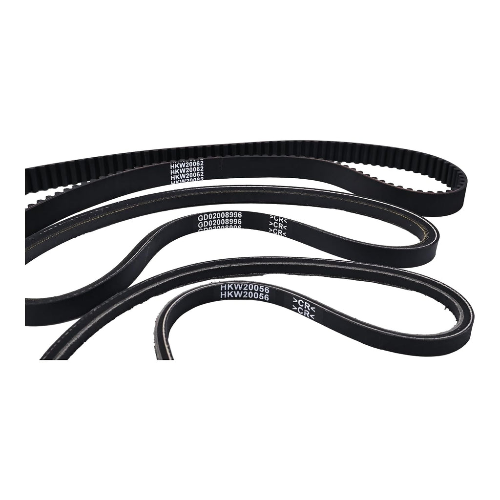 3PCS Lawn Mower Belts 120-3335 121-5765 120-9470 for Toro TimeMaster