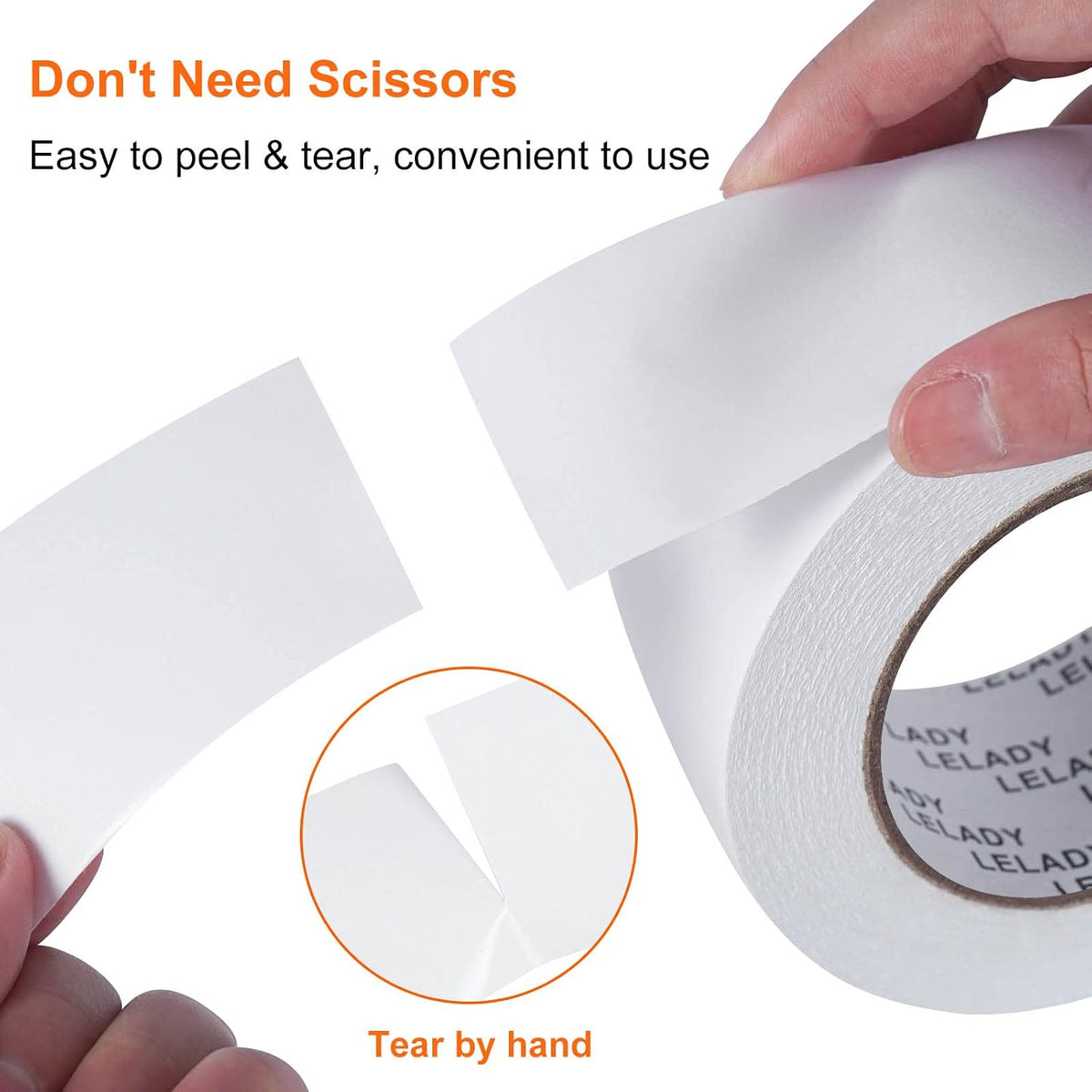 Double Sided Tape 2 Inch x 40 Yards- 1 Roll