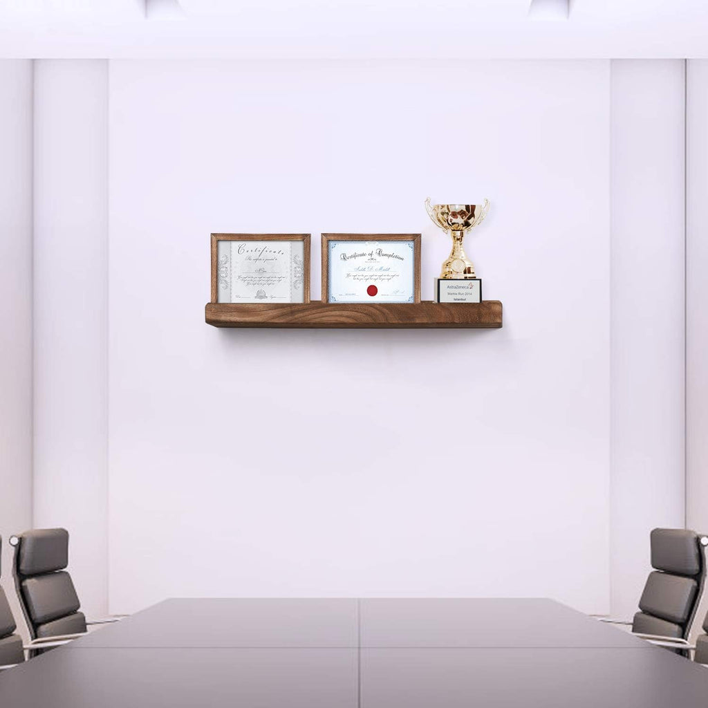 Certificate Frames 8.5 x 11 Picture Frames Diploma Frame with Stand Rustic Wood Document Frame with High Definition