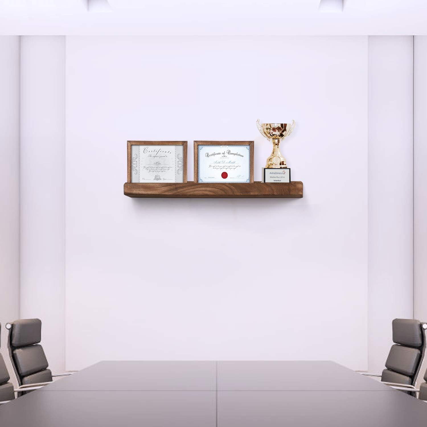 Certificate Frames 8.5 x 11 Picture Frames Diploma Frame with Stand Rustic Wood Document Frame with High Definition