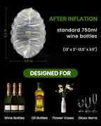16 Pack Wine Bags for Travel, Inflatable Bottle Protector Sleeve