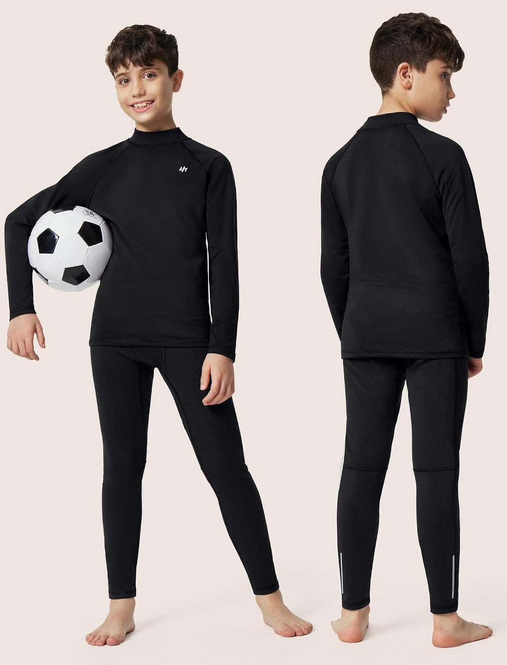 Thermal Underwear Set for Kids Thermals Top and Bottom Set Boys Long Johns Base Layer Thermal Set
