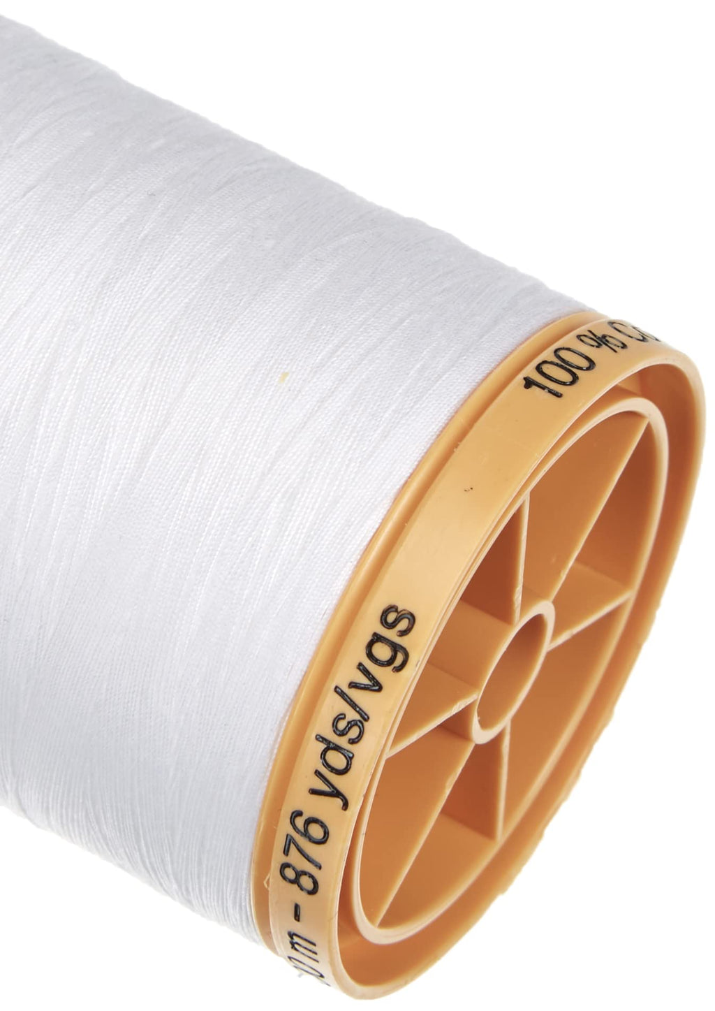 Gutermann 25049 Natural Cotton Thread Solids 876 Yards-White