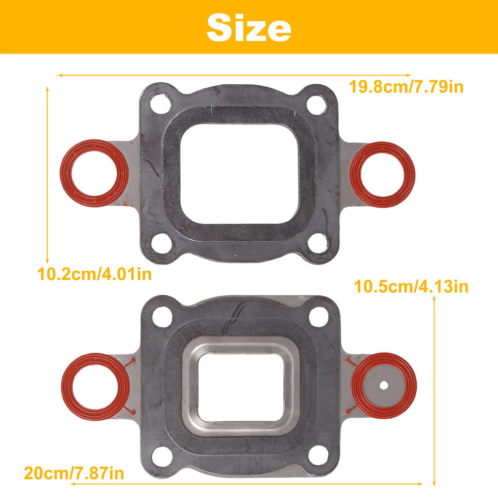 27-864850A0 Exhaust Elbow Riser Dry‑Joint Gasket for MerCruiser Manifold