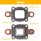27-864850A0 Exhaust Elbow Riser Dry‑Joint Gasket for MerCruiser Manifold