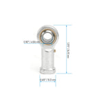 FOCMKEAS PHSB7 Spherical Rod End Bearings, 7/16" Bore