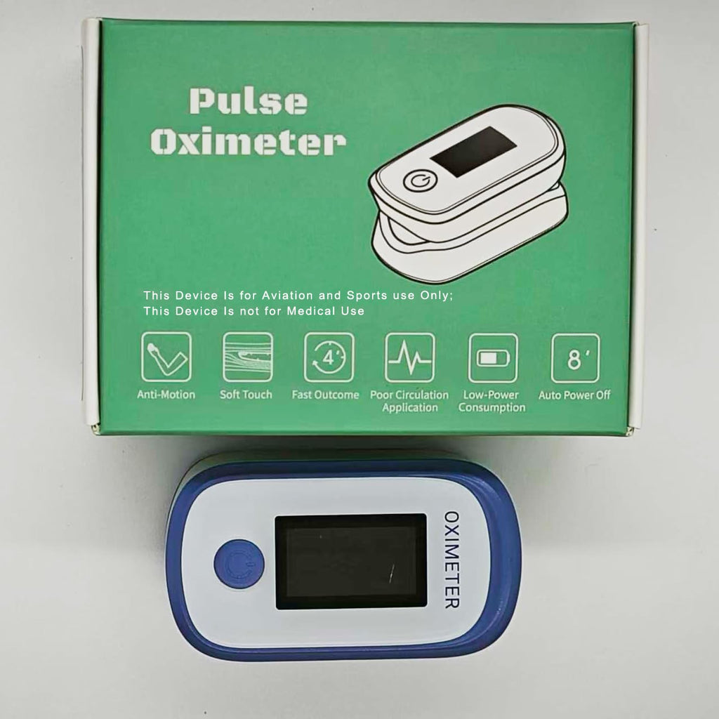Pulse Oximeter with Respiration and OLED Display, Oximetro Fingertip Oxygen Monitor for Accurate SpO₂ and Respiration