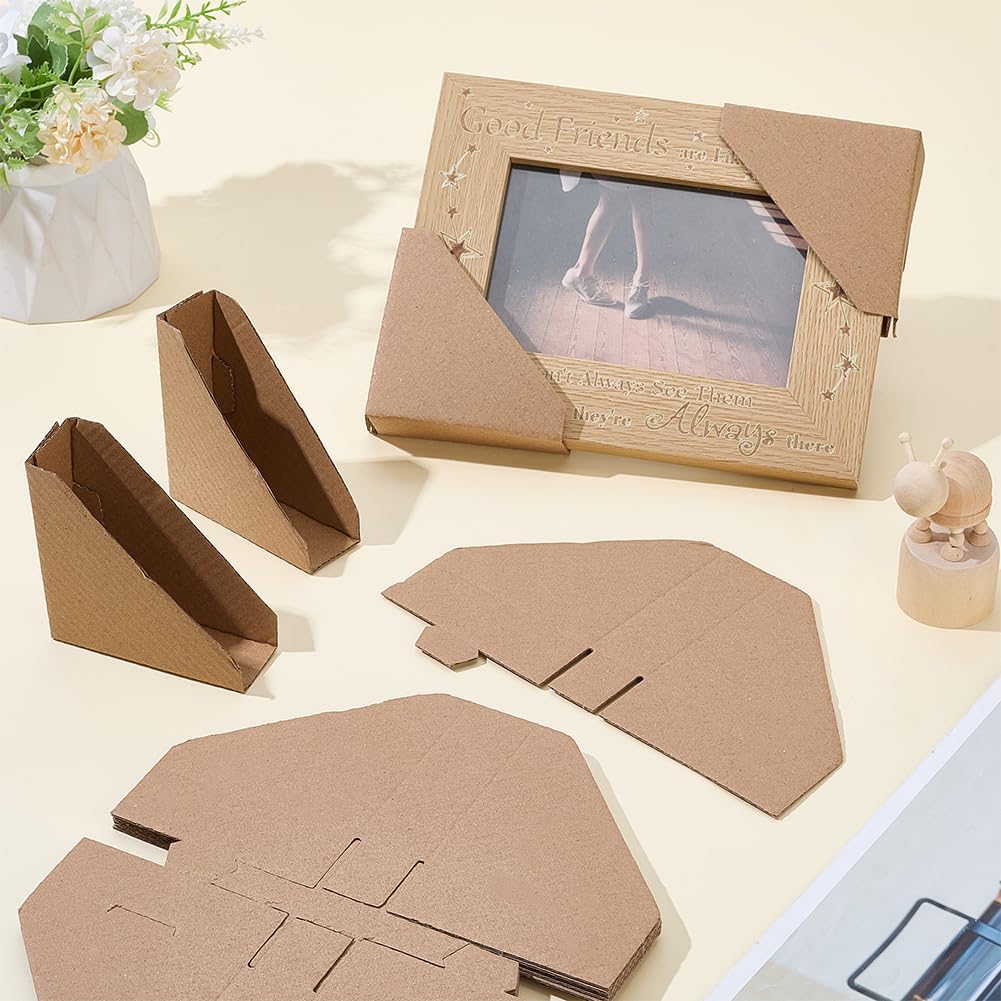 100Pcs Picture Frame Corner Protectors, Fit 1.2" Frames Adjustable Cardboard Guards for Moving Supplies Cardboard