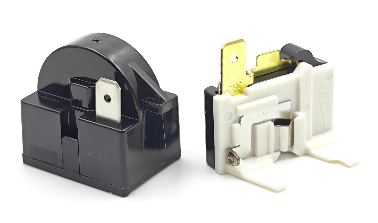 Compressor Start Relay 4.7 Ohm 1-Pin PTC Overload Kit | Compatible with Mini Fridges Compact Refrigerators Beverage