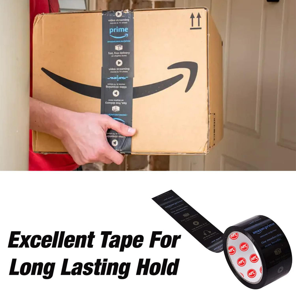 Amazon.in branded Prime Packaging Tape with Strong Adhesive No Residue Easy to Use & Pack Items Multipurpose Usage
