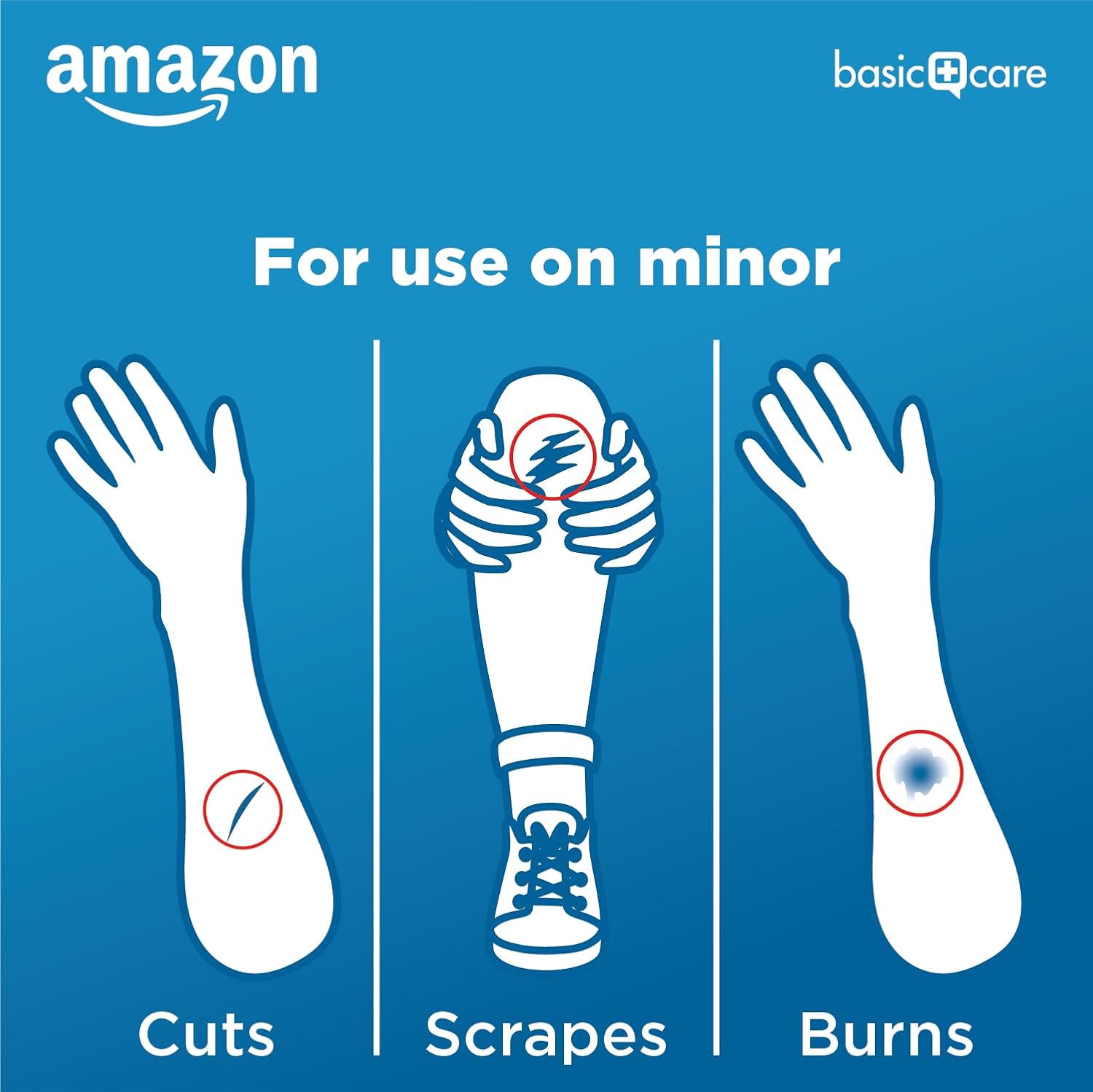 Sheer Adhesive Pad Bandages for Minor Cuts, Scrapes and Wounds, Extra Large 3 x 4 in, Non-Stick Pad, 30 Count