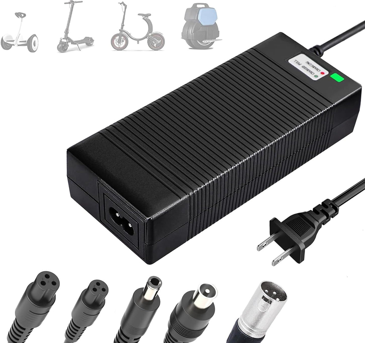 42V Scooter Charger, UL Certified Fast Charger for 36V Batteries