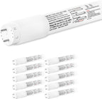 hykolity 4 Pack 4FT LED Wraparound Light 10 Pack 4FT LED T8 Hybrid Type A+B Light Tube