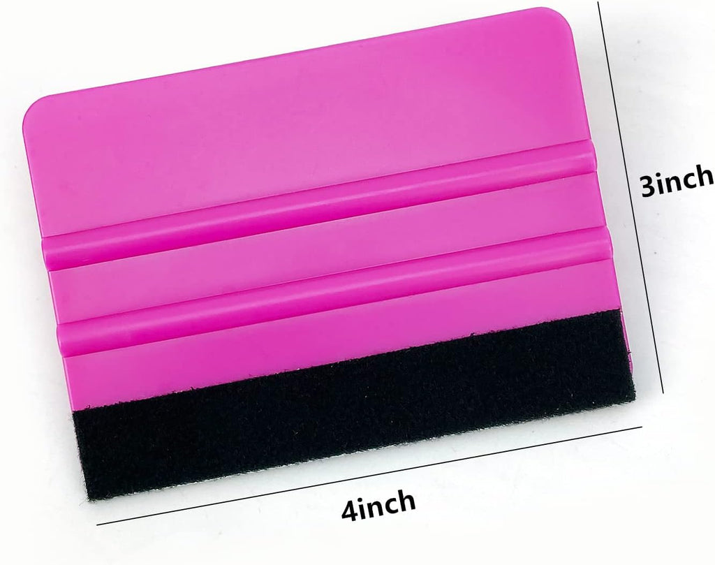 8.3inch Large Vinyl Wrapping Felt Squeegee with 4inch Vinyl Squeegee Applicator for Fastly Installing Vehicle Tinting
