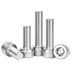 10Pcs M6-1x50mm Socket Head Cap Screws with Hex Spanner